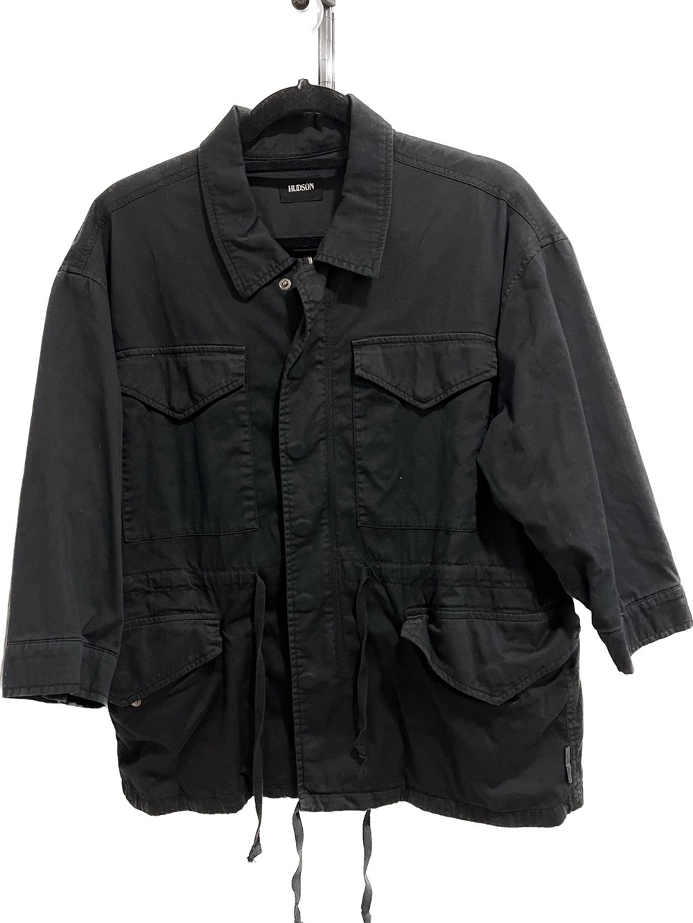 Black HUDSON BRAND UTILITY JACKET